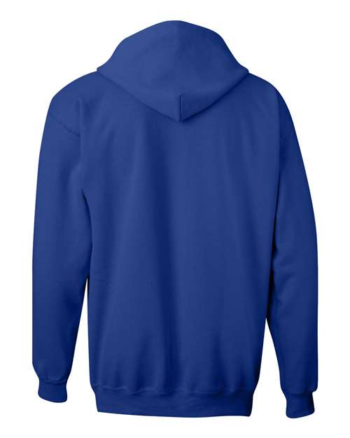 Hanes F280 Adult Ultimate Cotton 90/10 Full-Zip Hooded Sweatshirt #color_DEEP ROYAL