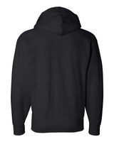 J America JA8821 Adult Premium Full-Zip Fleece Hooded Sweatshirt #color_BLACK