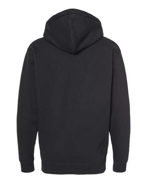 Independent Trading Co. IND4000Z Heavyweight Full-Zip Hooded Sweatshirt #color_Black