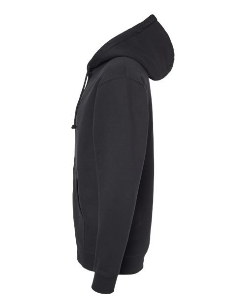 Independent Trading Co. IND4000Z Heavyweight Full-Zip Hooded Sweatshirt #color_Black