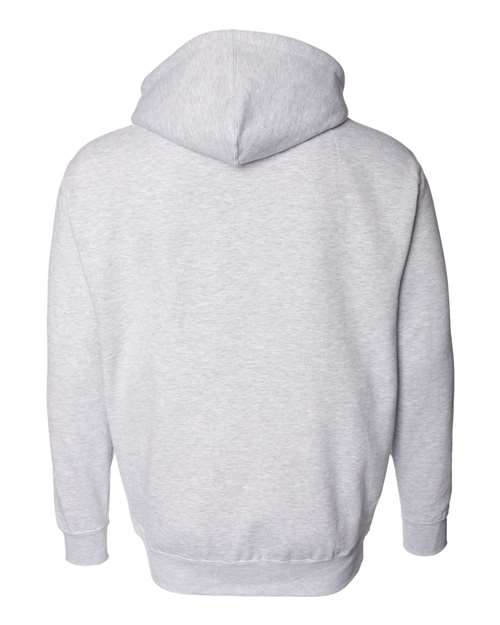 Independent Trading Co. IND4000Z Heavyweight Full-Zip Hooded Sweatshirt #color_Grey Heather