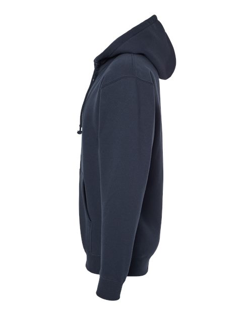 Independent Trading Co. IND4000Z Heavyweight Full-Zip Hooded Sweatshirt #color_Navy