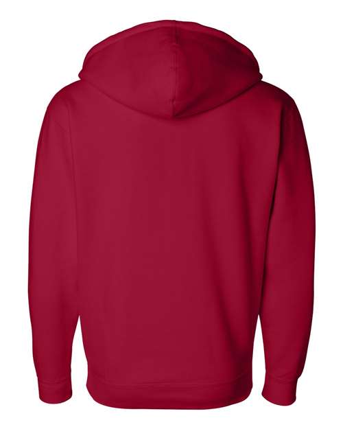 Independent Trading Co. IND4000Z Heavyweight Full-Zip Hooded Sweatshirt #color_Red