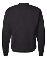 Hanes P1607 Unisex Ecosmart 50/50 Crewneck Sweatshirt #color_BLACK