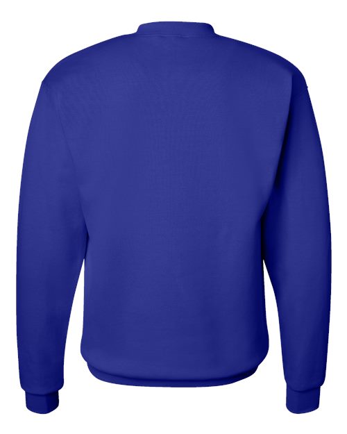 Hanes P1607 Unisex Ecosmart 50/50 Crewneck Sweatshirt #color_DEEP ROYAL
