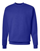 Hanes P1607 Unisex Ecosmart 50/50 Crewneck Sweatshirt #color_DEEP ROYAL