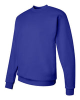 Hanes P1607 Unisex Ecosmart 50/50 Crewneck Sweatshirt #color_DEEP ROYAL