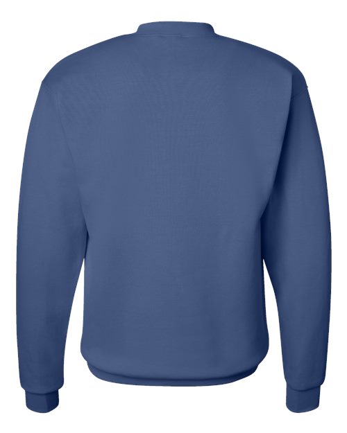 Hanes P1607 Unisex Ecosmart 50/50 Crewneck Sweatshirt #color_DENIM BLUE
