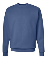 Hanes P1607 Unisex Ecosmart 50/50 Crewneck Sweatshirt #color_DENIM BLUE