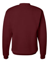 Hanes P1607 Unisex Ecosmart 50/50 Crewneck Sweatshirt #color_MAROON
