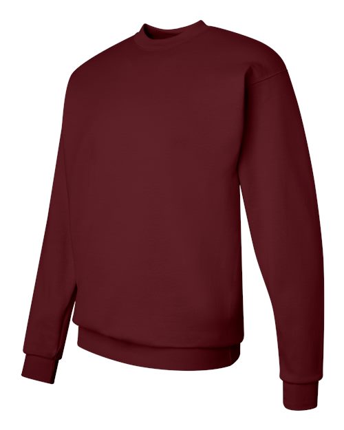 Hanes P1607 Unisex Ecosmart 50/50 Crewneck Sweatshirt #color_MAROON