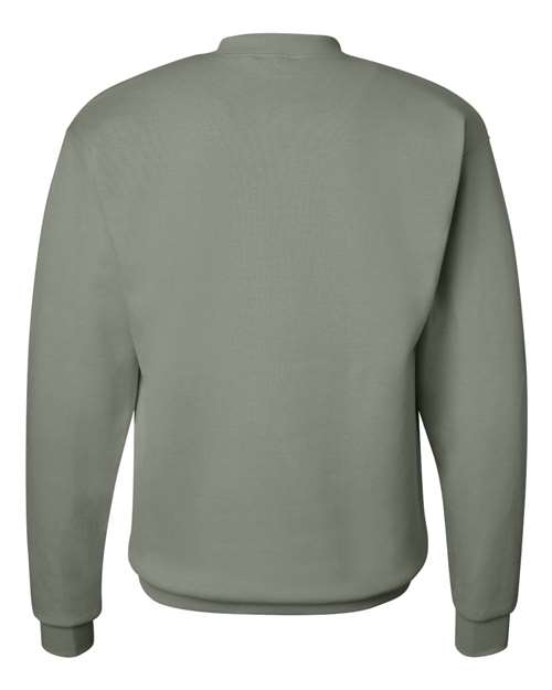 Hanes P1607 Unisex Ecosmart 50/50 Crewneck Sweatshirt #color_STONEWASH GREEN