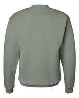 Hanes P1607 Unisex Ecosmart 50/50 Crewneck Sweatshirt #color_STONEWASH GREEN