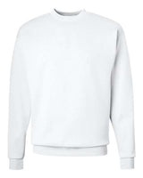 Hanes P1607 Unisex Ecosmart 50/50 Crewneck Sweatshirt #color_WHITE