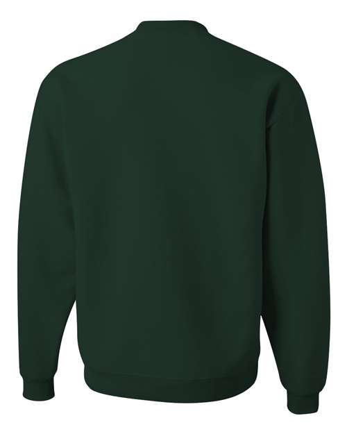 Jerzees 562 Adult NuBlend FleeceCrew #color_FOREST GREEN