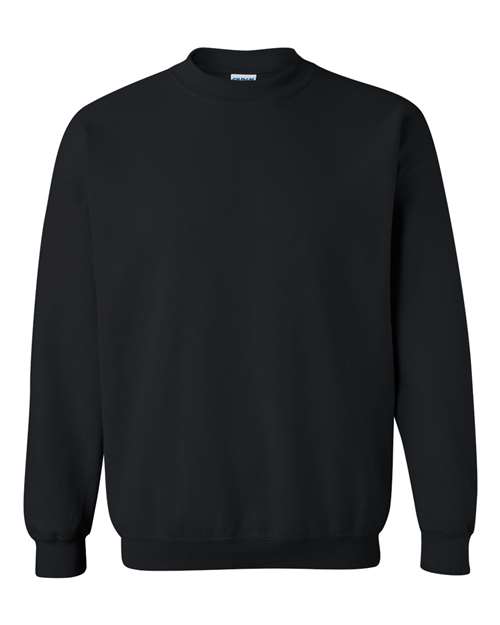 Gildan G180 Adult Heavy Blend 50/50 Fleece Crew #color_BLACK