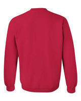 Gildan G180 Adult Heavy Blend 50/50 Fleece Crew #color_CHERRY RED