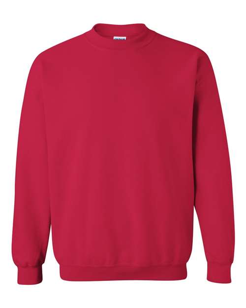 Gildan G180 Adult Heavy Blend 50/50 Fleece Crew #color_CHERRY RED
