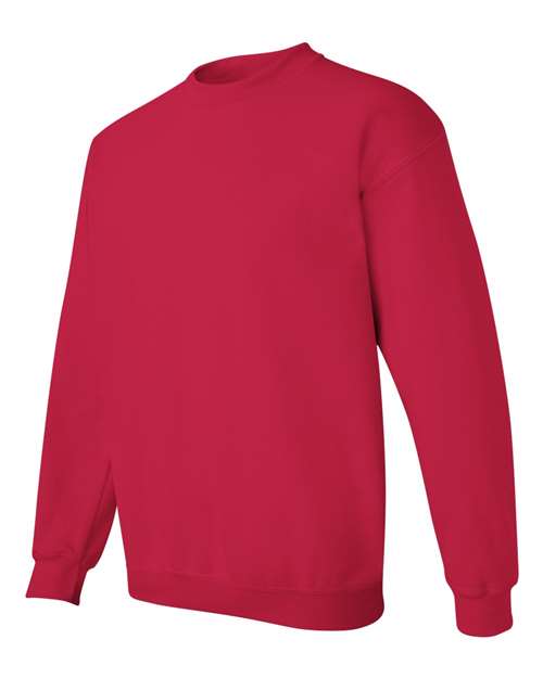 Gildan G180 Adult Heavy Blend 50/50 Fleece Crew #color_CHERRY RED