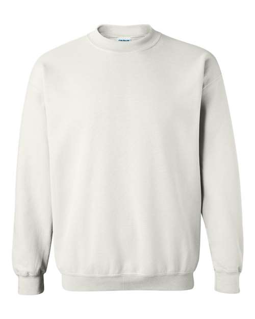 Gildan G180 Adult Heavy Blend 50/50 Fleece Crew #color_WHITE