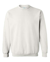Gildan G180 Adult Heavy Blend 50/50 Fleece Crew #color_WHITE