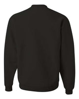 Jerzees 4662 Adult Super Sweats NuBlend Fleece Crew #color_BLACK