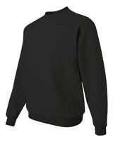 Jerzees 4662 Adult Super Sweats NuBlend Fleece Crew #color_BLACK