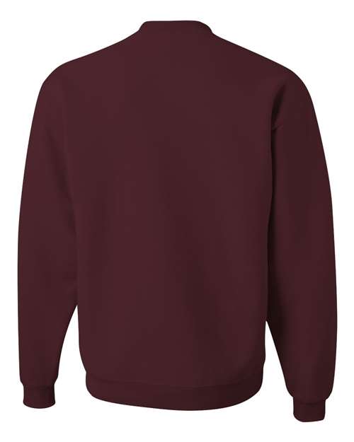 Jerzees 4662 Adult Super Sweats NuBlend Fleece Crew #color_MAROON