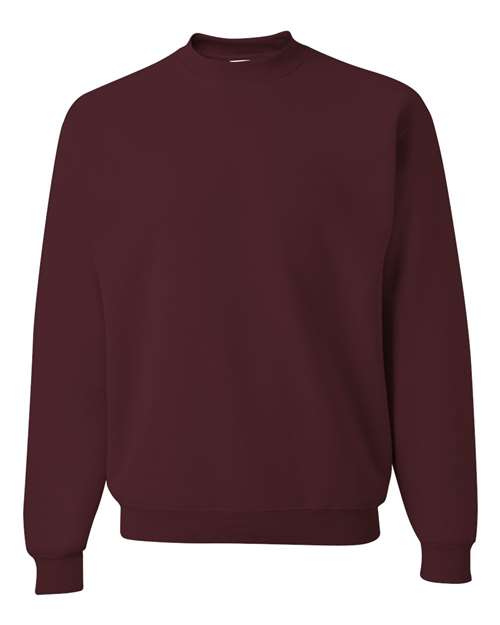Jerzees 4662 Adult Super Sweats NuBlend Fleece Crew #color_MAROON