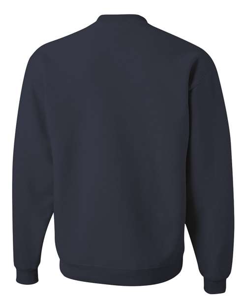 Jerzees 4662 Adult Super Sweats NuBlend Fleece Crew #color_J NAVY