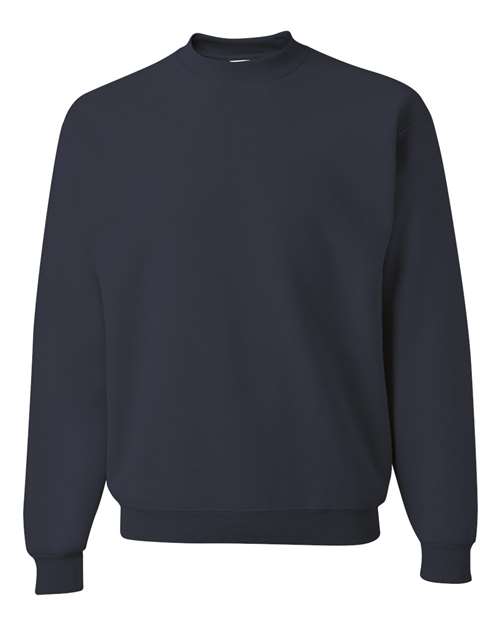 Jerzees 4662 Adult Super Sweats NuBlend Fleece Crew #color_J NAVY
