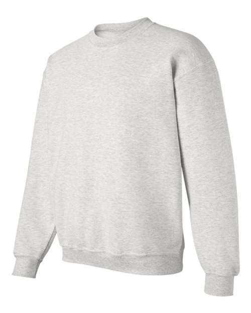 Gildan G120 Adult DryBlend Adult 50/50 Fleece Crew #color_ASH GREY