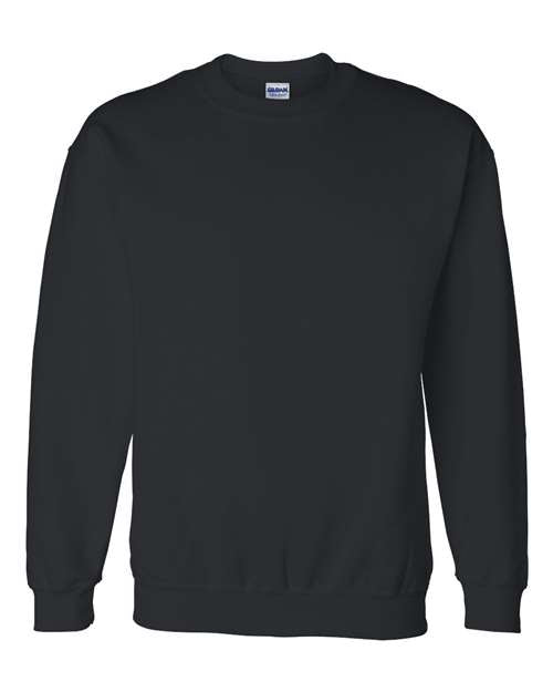 Gildan G120 Adult DryBlend Adult 50/50 Fleece Crew #color_BLACK