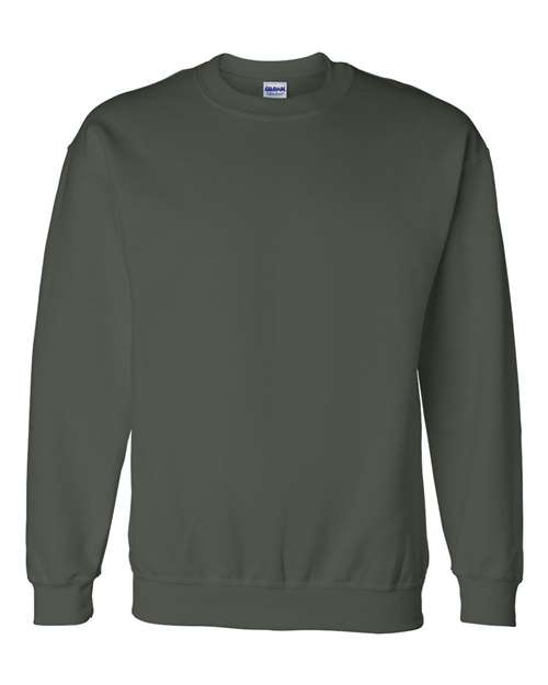 Gildan G120 Adult DryBlend Adult 50/50 Fleece Crew #color_FOREST GREEN