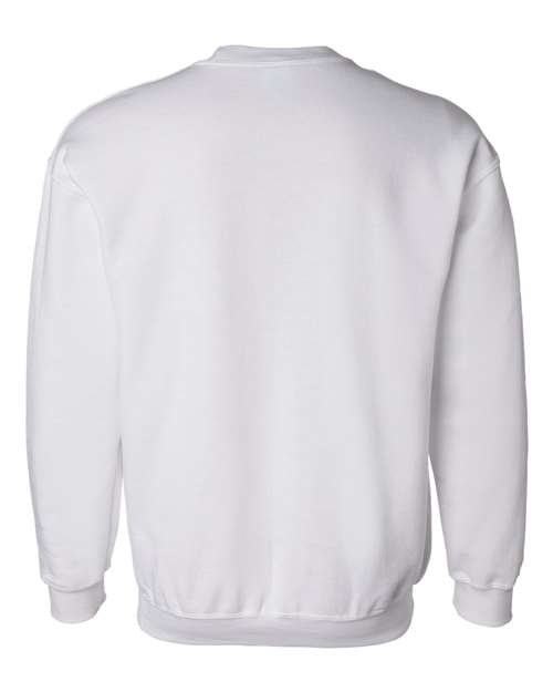Gildan G120 Adult DryBlend Adult 50/50 Fleece Crew #color_WHITE