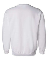 Gildan G120 Adult DryBlend Adult 50/50 Fleece Crew #color_WHITE