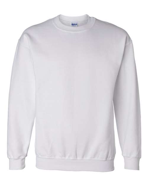 Gildan G120 Adult DryBlend Adult 50/50 Fleece Crew #color_WHITE