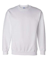 Gildan G120 Adult DryBlend Adult 50/50 Fleece Crew #color_WHITE