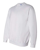 Gildan G120 Adult DryBlend Adult 50/50 Fleece Crew #color_WHITE