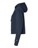 Badger 1261 Women's Crop Hooded Sweatshirt #color_Navy