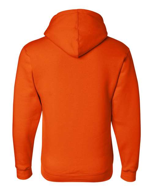 Bayside BA900 Adult  9.5oz., 80% cotton/20% polyester Full-Zip Hooded Sweatshirt #color_BRIGHT ORANGE