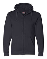 Bayside BA900 Adult  9.5oz., 80% cotton/20% polyester Full-Zip Hooded Sweatshirt #color_NAVY
