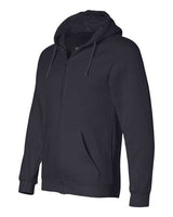 Bayside BA900 Adult  9.5oz., 80% cotton/20% polyester Full-Zip Hooded Sweatshirt #color_NAVY