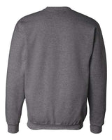 Hanes F260 Adult Ultimate Cotton 90/10 Fleece Crew #color_CHARCOAL HEATHER
