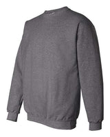 Hanes F260 Adult Ultimate Cotton 90/10 Fleece Crew #color_CHARCOAL HEATHER