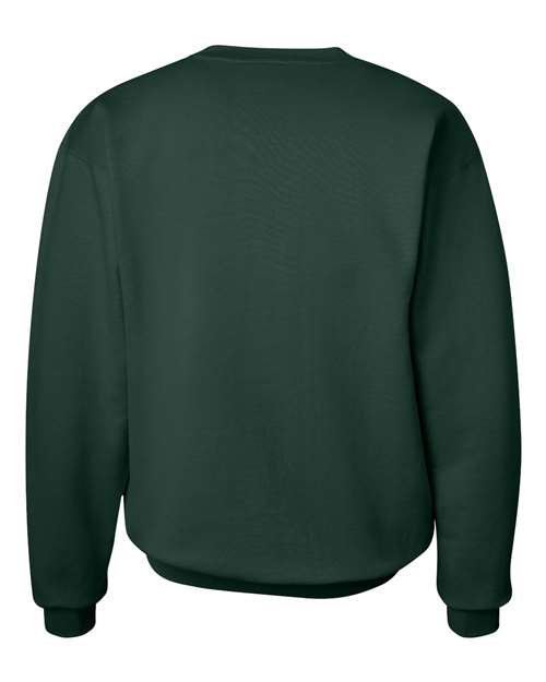 Hanes F260 Adult Ultimate Cotton 90/10 Fleece Crew #color_DEEP FOREST