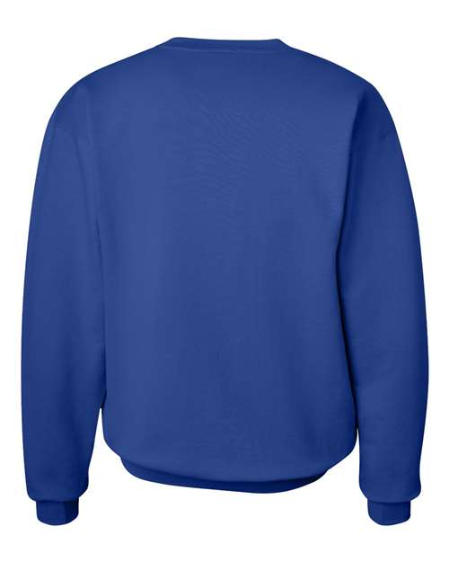 Hanes F260 Adult Ultimate Cotton 90/10 Fleece Crew #color_DEEP ROYAL