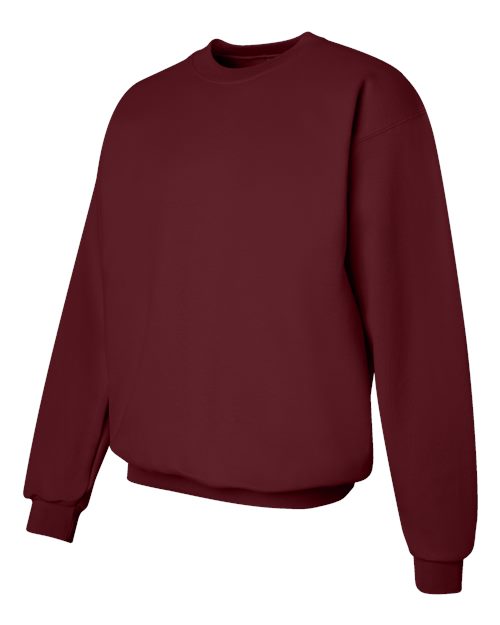 Hanes F260 Adult Ultimate Cotton 90/10 Fleece Crew #color_MAROON