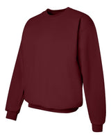 Hanes F260 Adult Ultimate Cotton 90/10 Fleece Crew #color_MAROON