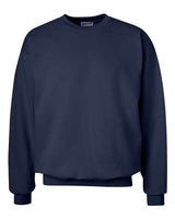 Hanes F260 Adult Ultimate Cotton 90/10 Fleece Crew #color_NAVY